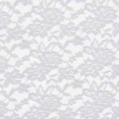 Tessuto Pizzo Stretch Bianco