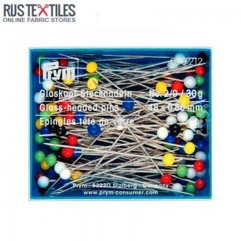 Glass Headed Pins Prym 029129 Glass Headed Pins Prym 029129