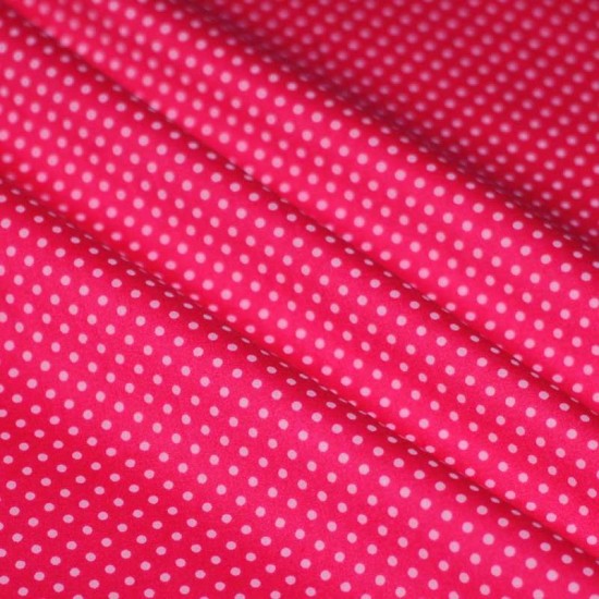 Polka Dot Fabric Fuchsia / Pink 2mm Polka Dot Fabric Fuchsia / Pink 2mm