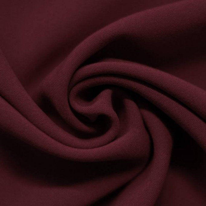 Stretch Gabardine Fabric Bordeaux - (Gabardine Fabric )
