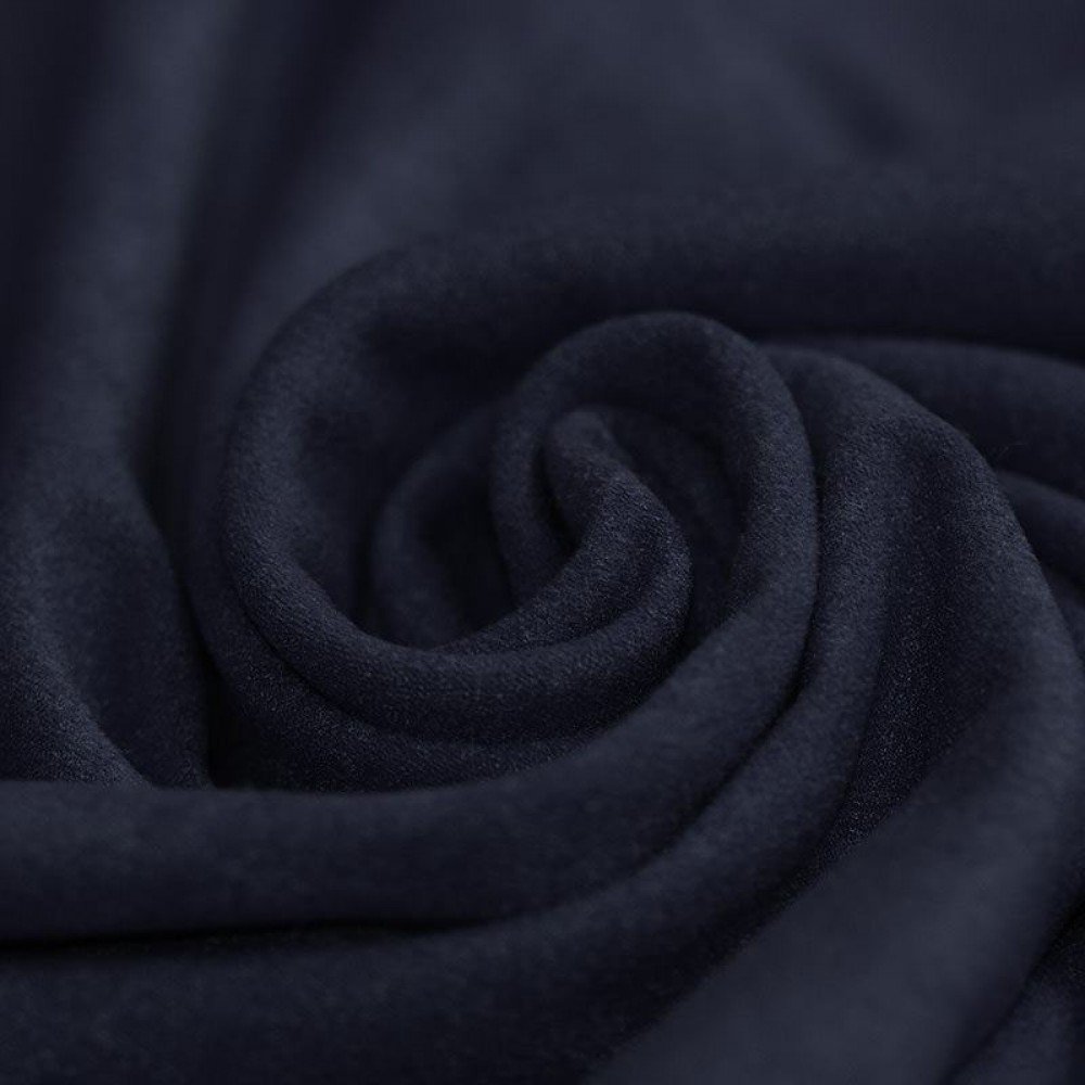 Tissu Suède Stretch (Brossé Double Face) Marine