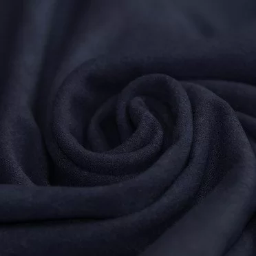 Imiteret Stretch Ruskind Stof Navy Imiteret Stretch Ruskind Stof Navy - (Ruskind Stof)