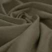 Tissu Lin Stretch Armée Verte - (Tissus De Mode)