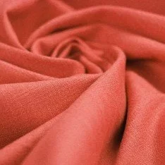 Stretch Leinenstoff Korallenrosa