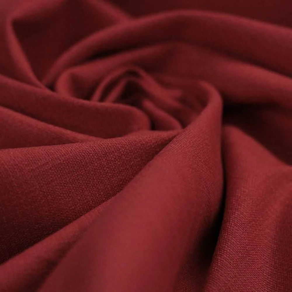 Stretch Leinenstoff Bordeaux