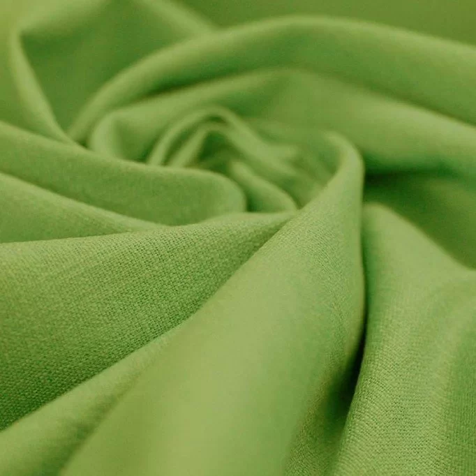 Stretch Leinenstoff Lime - (Modestoffe)