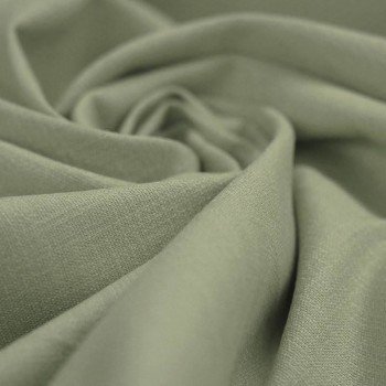 Stretch Linen Fabric Olive