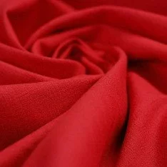 Stretch Leinenstoff Rot