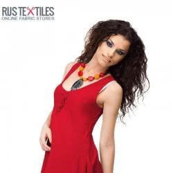 Stretch Linen Fabric Red Stretch Linen Fabric Red