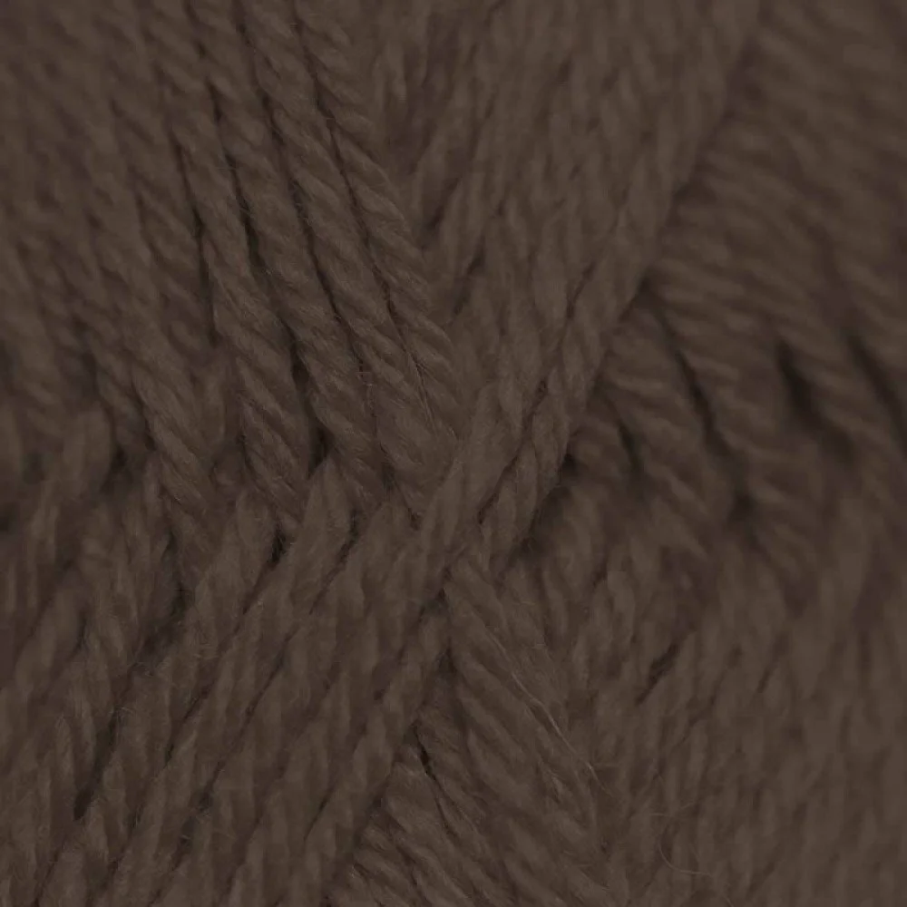 Knitting Wool ISPE Needle Size 4 Dark Brown