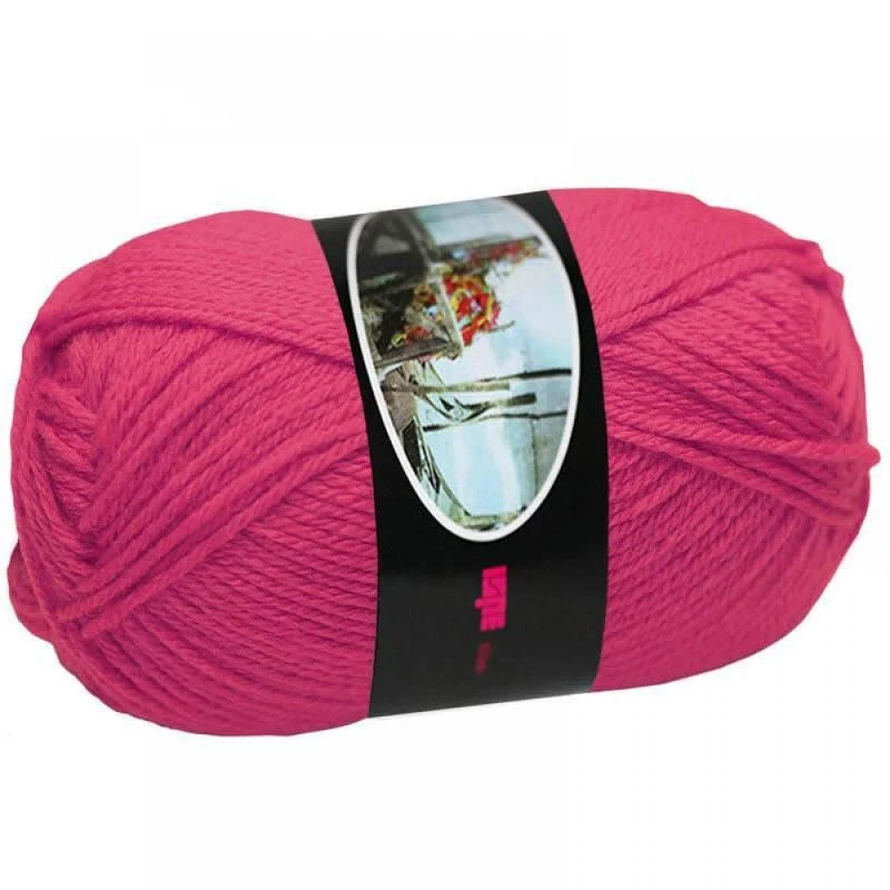 Knitting Wool ISPE Needle Size 4 Fuchsia