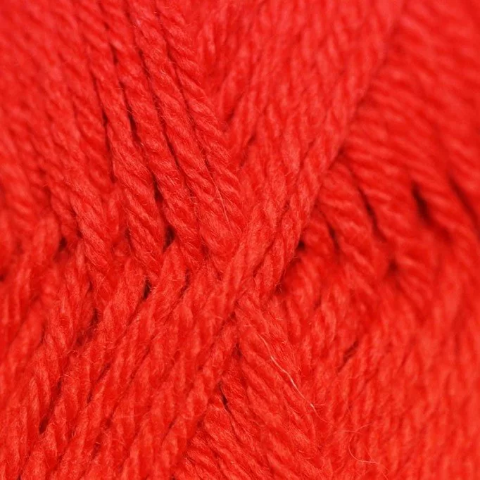 Strickwolle ISPE Nadelstärke 4 Rot - (Wolle Strickgarn Nadel Größe 4)