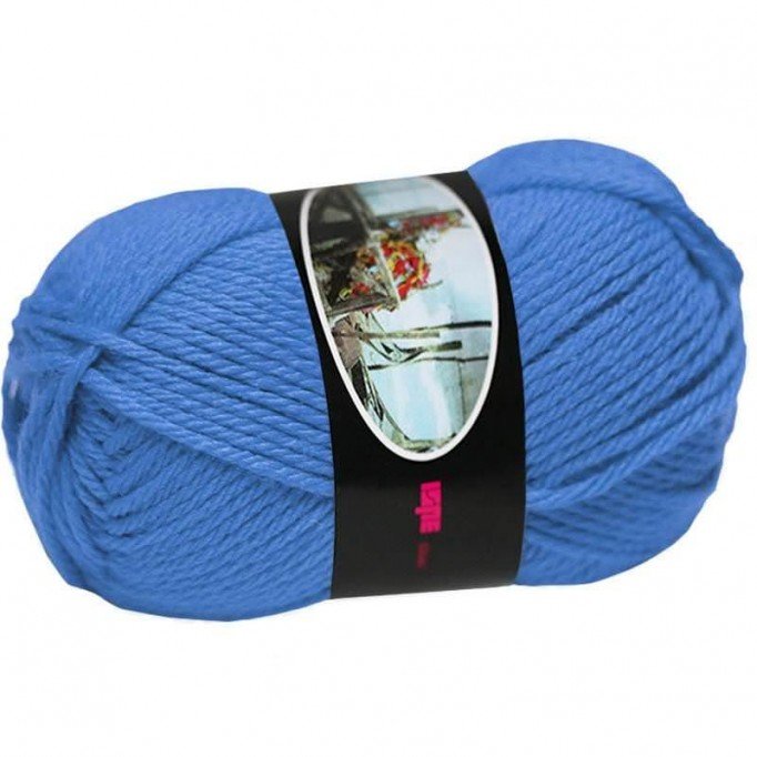 Knitting Wool ISPE Needle Size 5,5 - 6 Aqua - (Wool Knitting Yarn Needle Size 5,5 - 6)