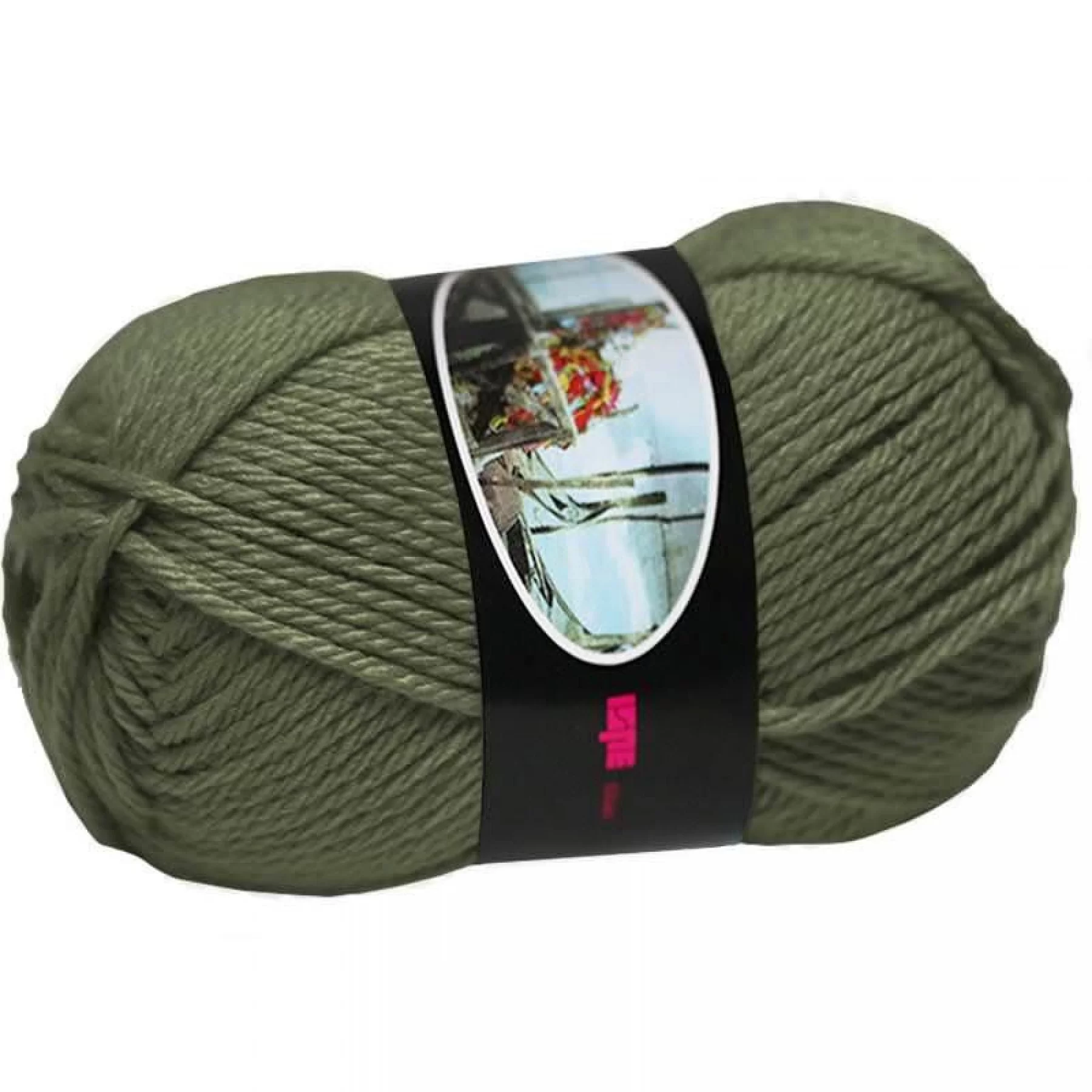 Bonnet DeLux Tricot Rose Rayure Verte - Doublure Polaire - Fait Main - Taille Unique