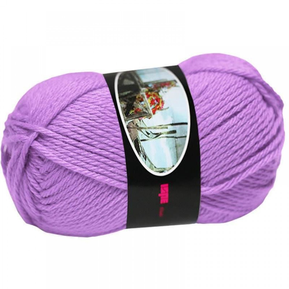 Knitting Wool ISPE Needle Size 5,5 - 6 Lilac Knitting Wool ISPE Needle Size 5,5 - 6 Lilac