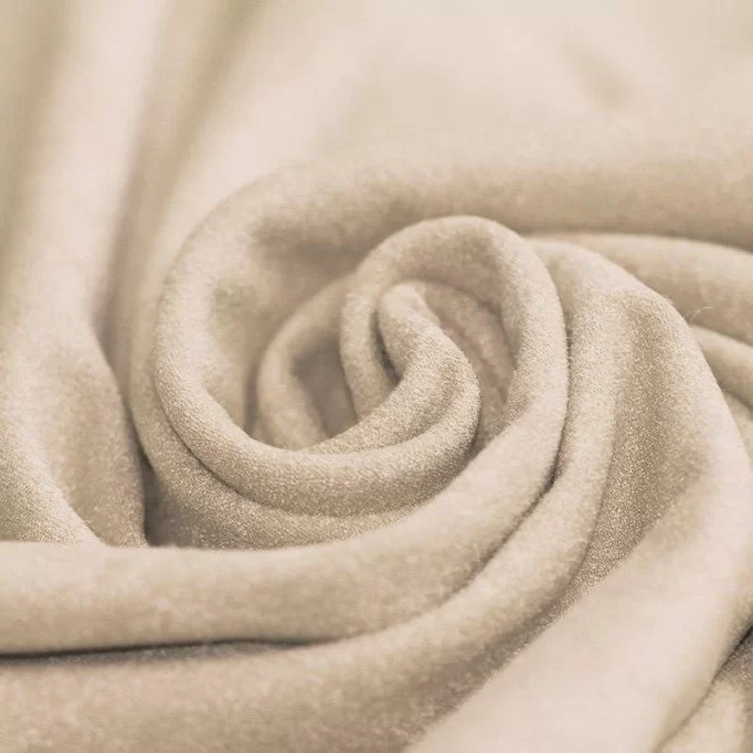 Stretch Imitation Suede Fabric Beige - (Suede Fabric)