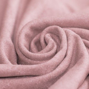 Tissu Suède Stretch Vieux Rose Tissu Suède Stretch Vieux Rose