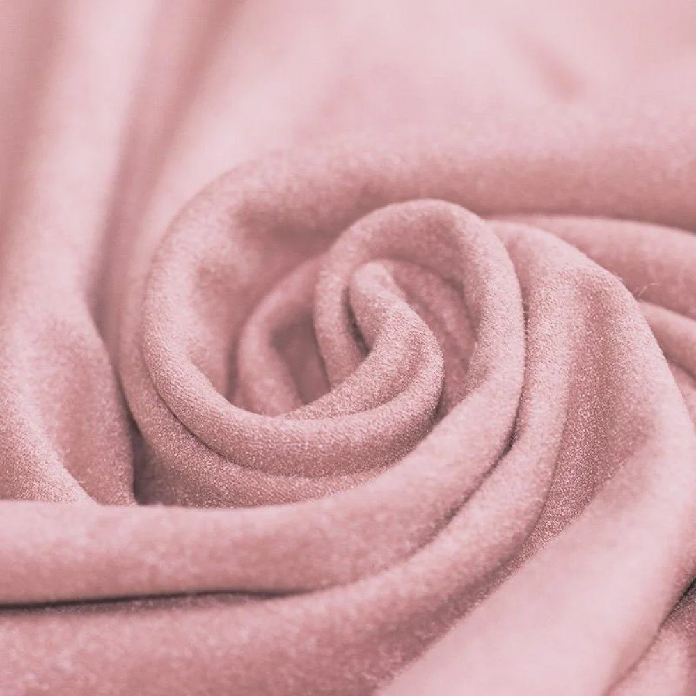 Tessuto Scamosciata Stretch (Doppia Faccia) Rosa