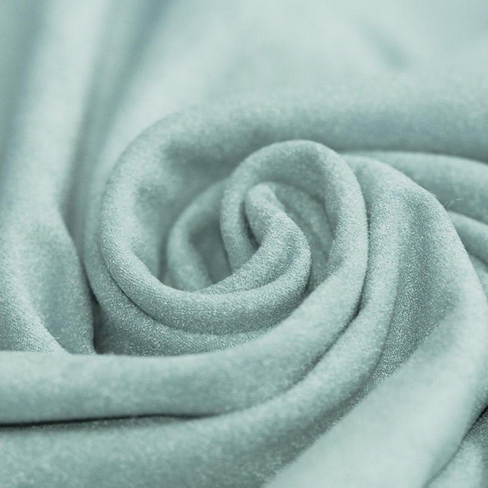 Tissu Suède Stretch (Brossé Double Face) Mer Verte