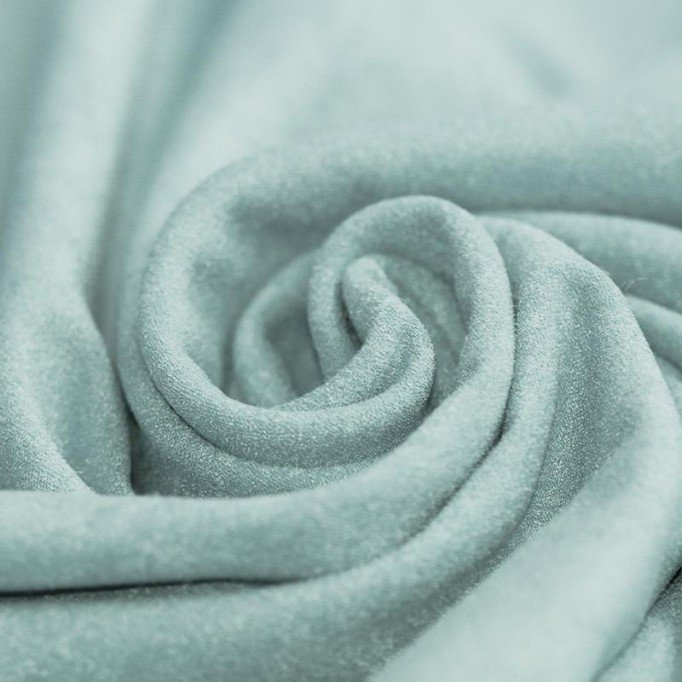 Stretch Imitation Suede Fabric Sea Green - (Suede Fabric)