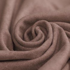 Stretch Wildleder Imitat Stoff Taupe