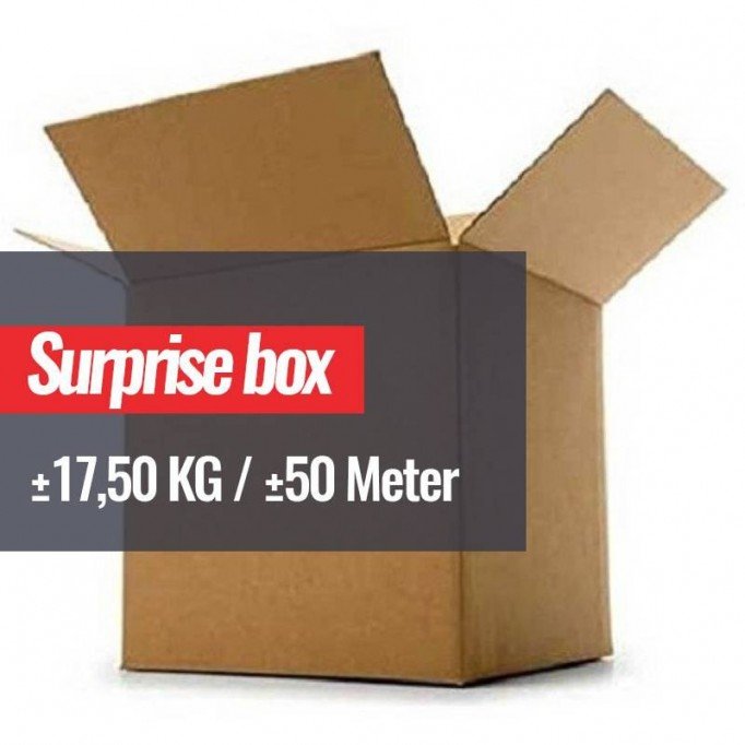 Stoff Überraschungs Box 17,5 KG (±50 Meter) - (Stoffe Outlet)