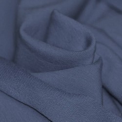 Tissu French Terry Jeans Foncé