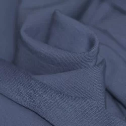 Tessuto French Terry Jeans Scuro Tessuto French Terry Jeans Scuro