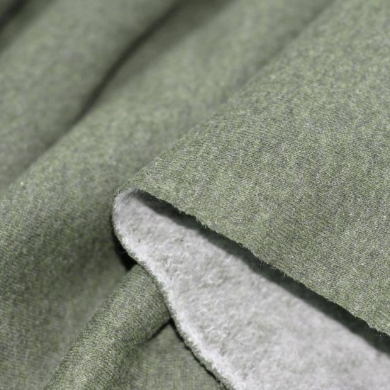 Jogging Fabric Melee (Yarn Dyed) Olive Jogging Fabric Melee (Yarn Dyed) Olive
