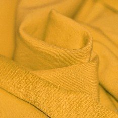 French Terry Fabric Ocher