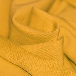 French Terry Fabric Ocher