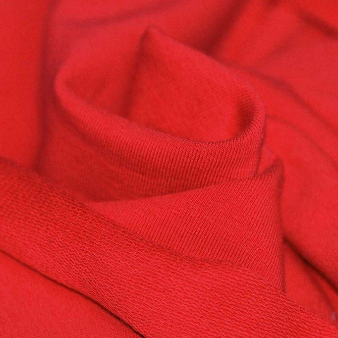 Sweatshirt Stof Rood - (Sweatshirt Stoffen)