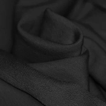 French Terry Stoff Schwarz French Terry Stoff Schwarz