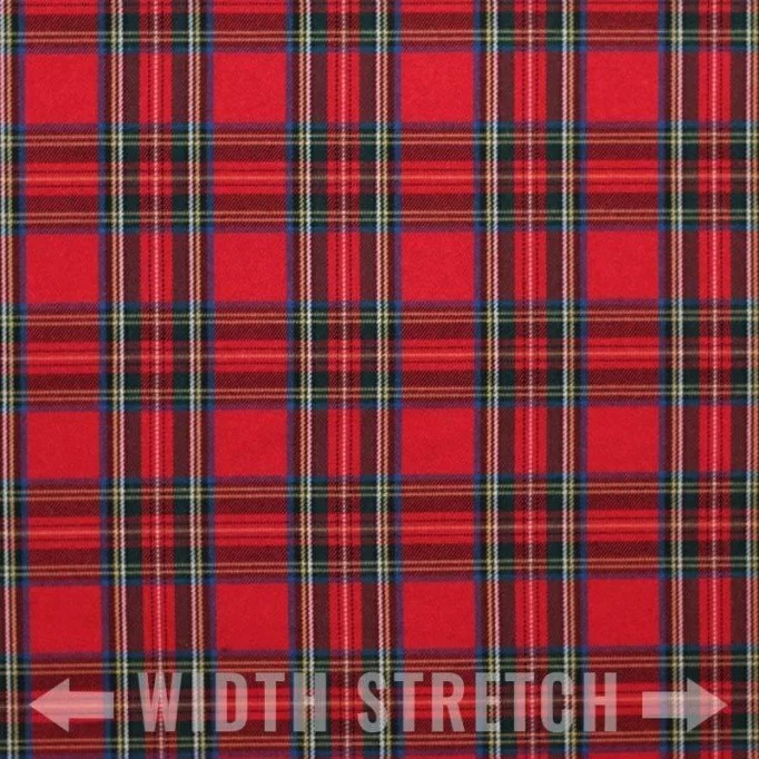 Schottenkaro Stoff Stretch Royal Stuwart - (Schottenkaro Stoffe)