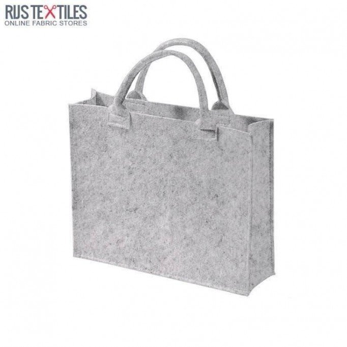 Tessuto Feltro 3mm Grigio Chiaro Melange  - (Feltro Al Metro (Spesso 3mm))