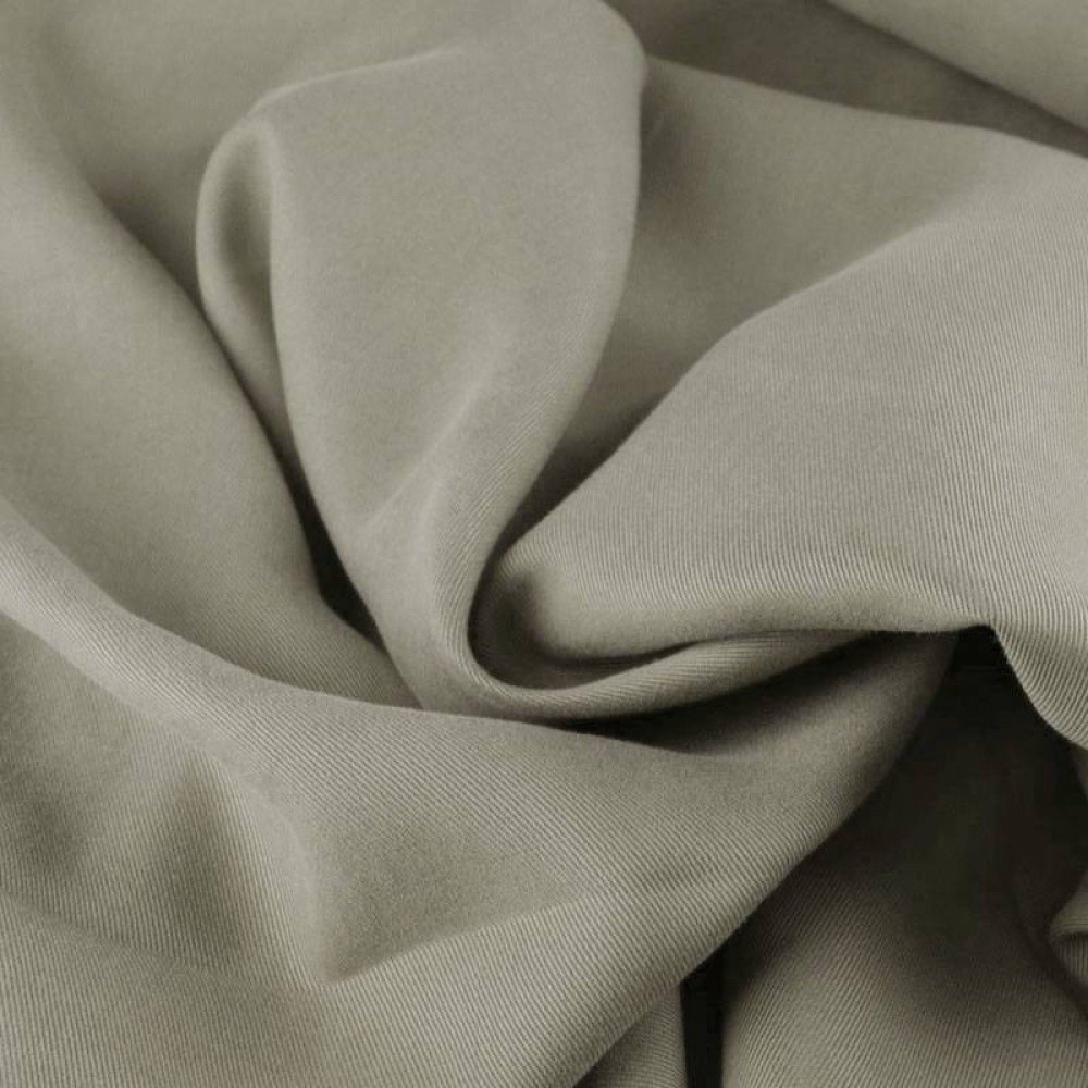 Tissu Tencel De Sergé Olive