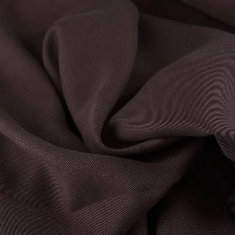 Tencel Twill Stof Bruin