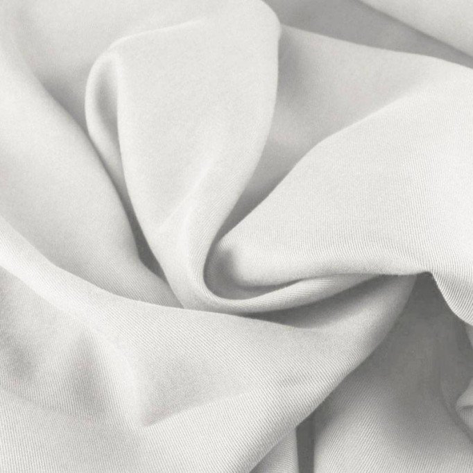Tessuto Tencel Di Saia Ecru - (Tessuti Moda)