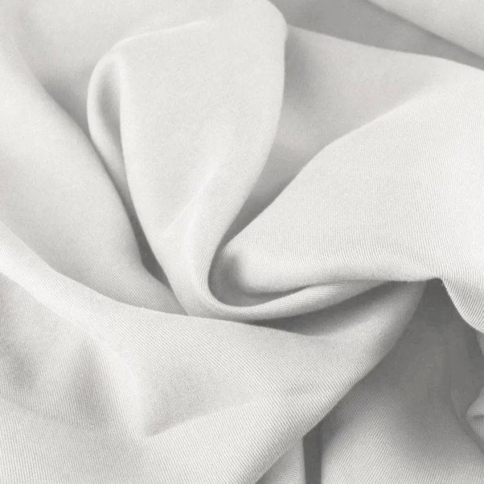 Tessuto Tencel Di Saia Ecru - (Tessuti Moda)