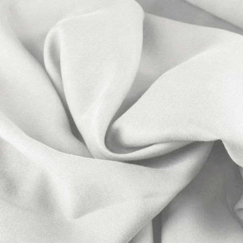 Tencel Twill Stof Ecru