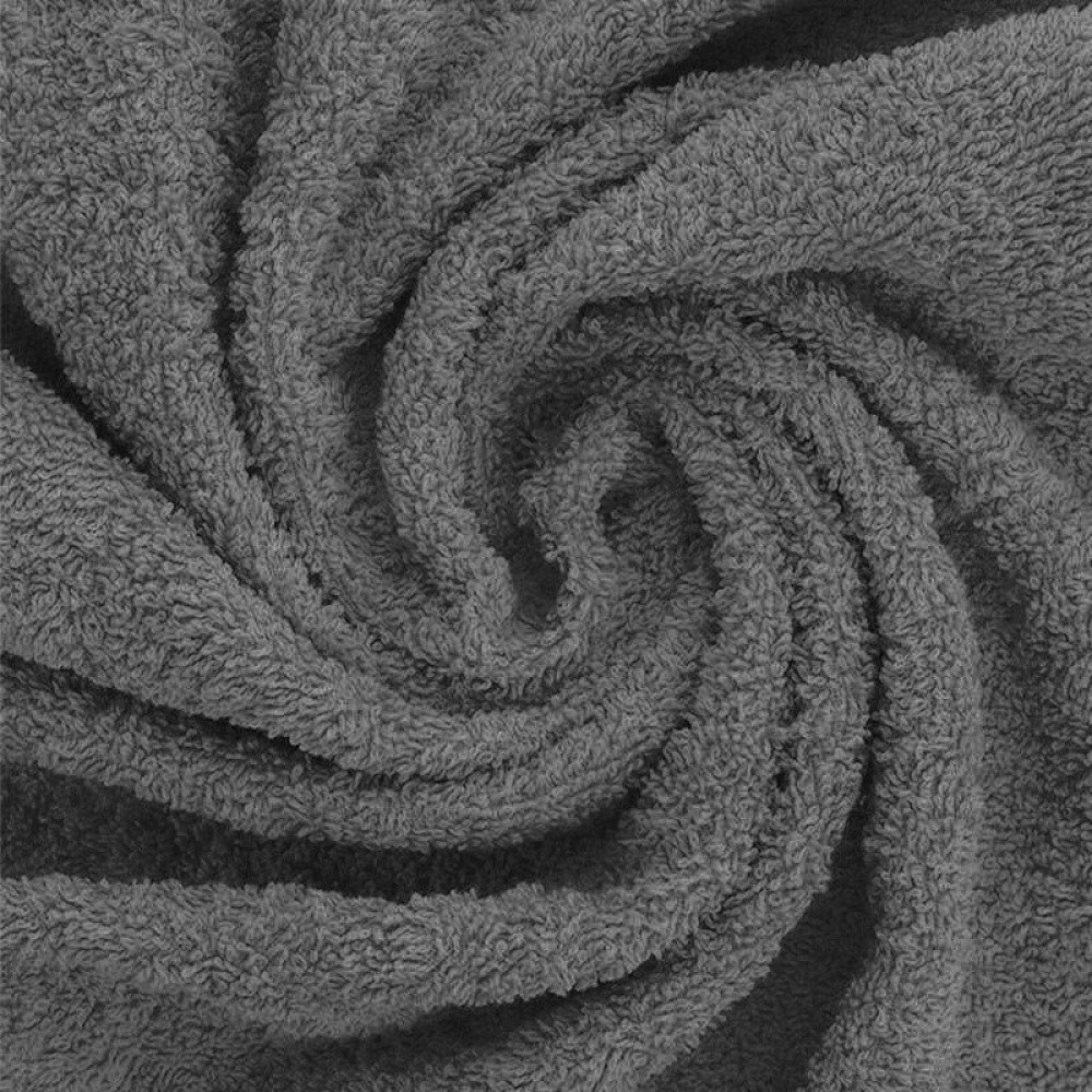 Tessuto Spugna Di Cotone Grigio