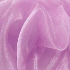 Tissu Organza Lilas Rose