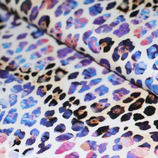 Jersey Cotton Fabric Digital Print - Panther Jersey Cotton Fabric Digital Print - Panther
