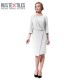 Stretch Gabardine Fabric White Stretch Gabardine Fabric White