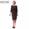 Tessuto Gabardine Stretch Marrone - (Tessuto Gabardine )