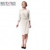 Stretch Gabardine Stoff Ecru  - (Gabardine Stoffe )