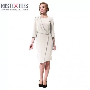 Tessuto Gabardine Stretch Ecru - (Tessuto Gabardine )