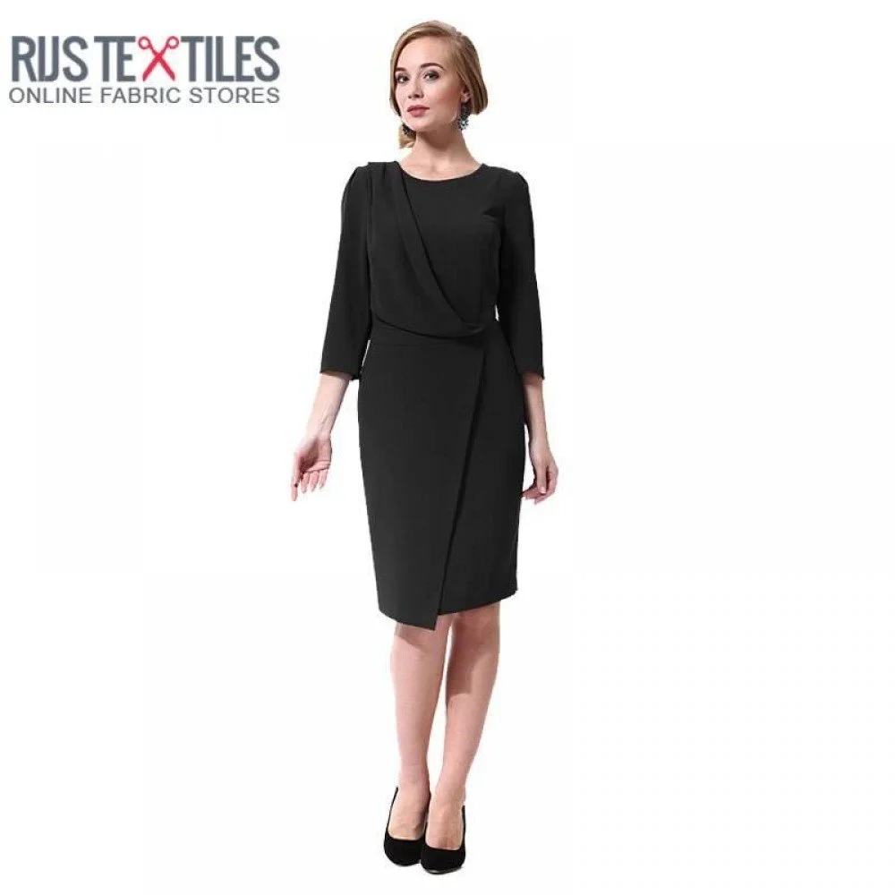 Stretch Gabardine Fabric Black