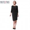 Stretch Gabardine Stoff Schwarz  - (Gabardine Stoffe )