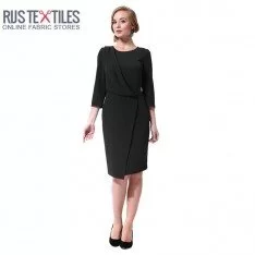 Stretch Gabardine Fabric Black Stretch Gabardine Fabric Black